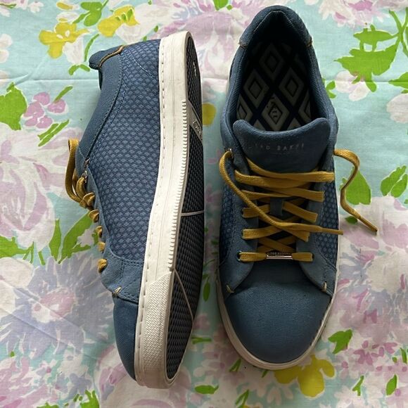 Ted Baker Sarpio Sneakers Blue Yellow - 10 - Picture 5 of 15